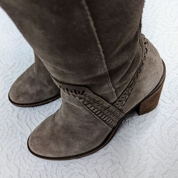 VINCE CAMUTO | Suede Madolee Over the Knee Boots sz 9.5 - Picture 3 of 16